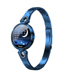 AK15 Modisches Smart-Armband für Damen, 1,08-Zoll-Farb-LCD-Bildschirm, IP67 wasserdicht, unterstützt Herzfrequenzmessung, Schlafüberwachung und Fernauslöser für Fotos