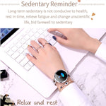 AK15 Modisches Smart-Armband für Damen, 1,08-Zoll-Farb-LCD-Bildschirm, IP67 wasserdicht, unterstützt Herzfrequenzmessung, Schlafüberwachung und Fernauslöser für Fotos