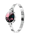 AK15 Modisches Smart-Armband für Damen, 1,08-Zoll-Farb-LCD-Bildschirm, IP67 wasserdicht, unterstützt Herzfrequenzmessung, Schlafüberwachung und Fernauslöser für Fotos