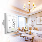 BHT-002GCLW 3A Load Water / Gas Boiler Type LCD Digital Heating Room Thermostat with Time Display, WiFi Control, BHT-002GBLW 3A  (Black) Gas Boiler Type, BHT-002GBLW 3A (White) Gas Boiler Type