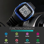 SKMEI 1278 Modische Outdoor 50m Wasserdichte Digitaluhr Studenten Sport Armbanduhr Unterstützt 5 Gruppen Wecker