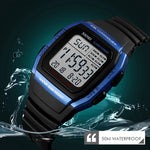 SKMEI 1278 Modische Outdoor 50m Wasserdichte Digitaluhr Studenten Sport Armbanduhr Unterstützt 5 Gruppen Wecker