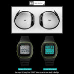 SKMEI 1278 Modische Outdoor 50m Wasserdichte Digitaluhr Studenten Sport Armbanduhr Unterstützt 5 Gruppen Wecker