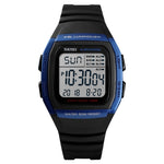 SKMEI 1278 Modische Outdoor 50m Wasserdichte Digitaluhr Studenten Sport Armbanduhr Unterstützt 5 Gruppen Wecker