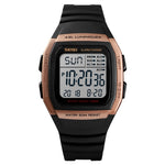 SKMEI 1278 Modische Outdoor 50m Wasserdichte Digitaluhr Studenten Sport Armbanduhr Unterstützt 5 Gruppen Wecker