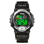 SKMEI 1450 Damen Transparente Digitaluhr 50m Wasserdichte Sportuhr mit LED-Licht
