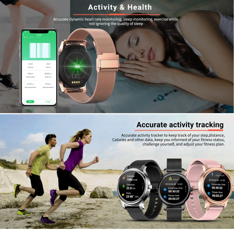 SMA-R2 Smartwatch mit 1,3-Zoll-IPS-Display, IP65 wasserdicht, unterstützt Anruf- und Nachrichtenbenachrichtigungen, Dual-Mode Bluetooth 3.0 + 4.0, Schlafüberwachung und Bewegungserinnerung