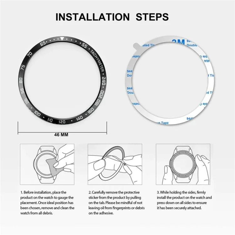 Schutzrahmen aus Stahl für das Zifferblatt der Galaxy Watch 42 mm, 42 mm
