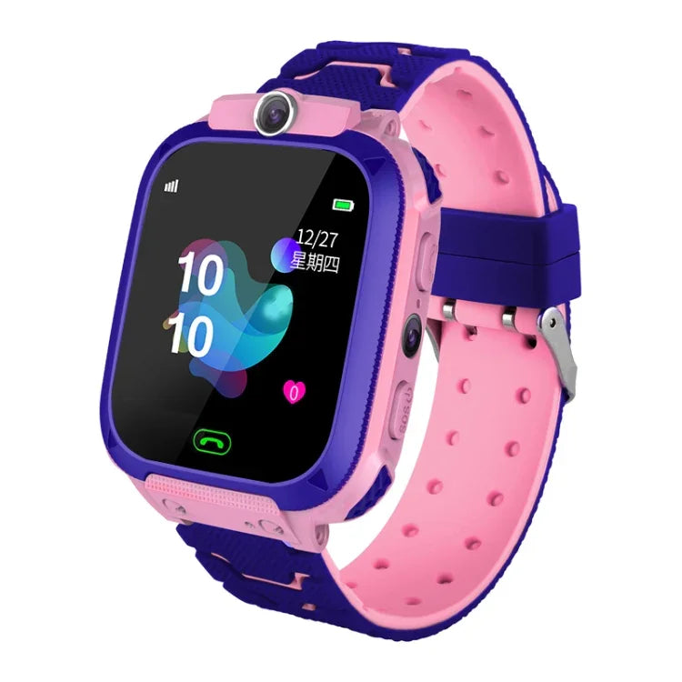 Q12B Smartwatch mit 1,44-Zoll-Farbdisplay für Kinder, unterstützt LBS-Ortung, Zwei-Wege-Wahl, Erste-Hilfe-Funktion per Knopfdruck, Sprachüberwachung und die Setracker-App.