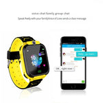 Q12B Smartwatch mit 1,44-Zoll-Farbdisplay für Kinder, unterstützt LBS-Ortung, Zwei-Wege-Wahl, Erste-Hilfe-Funktion per Knopfdruck, Sprachüberwachung und die Setracker-App.