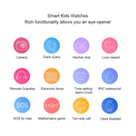 Q120 Smartwatch für Kinder mit 1,44-Zoll-Farbdisplay, IP67 wasserdicht, unterstützt LBS-Ortung, Zwei-Wege-Wahl, Erste-Hilfe-Funktion per Knopfdruck, Sprachüberwachung und die Setracker-App.
