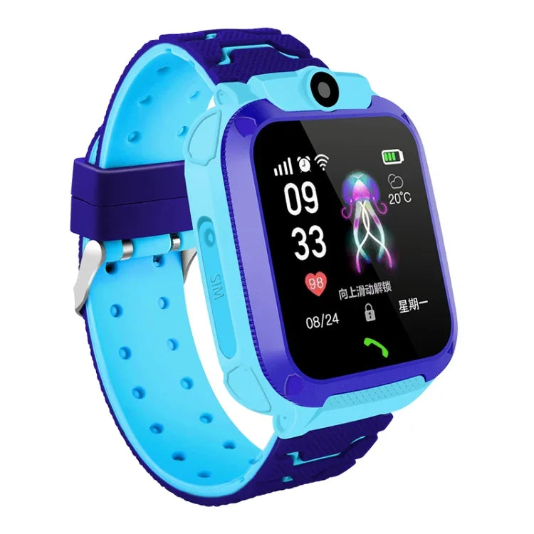 Q120 Smartwatch für Kinder mit 1,44-Zoll-Farbdisplay, IP67 wasserdicht, unterstützt LBS-Ortung, Zwei-Wege-Wahl, Erste-Hilfe-Funktion per Knopfdruck, Sprachüberwachung und die Setracker-App.