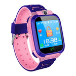 Q12 Smartwatch mit 1,44-Zoll-Farbdisplay für Kinder, nicht wasserdicht, unterstützt LBS-Ortung, Zwei-Wege-Wahl, SOS, Sprachüberwachung und die Setracker-App.