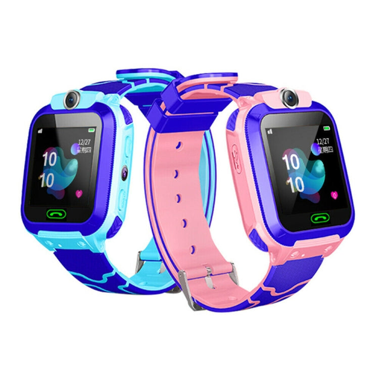Q12 Smartwatch mit 1,44-Zoll-Farbdisplay für Kinder, nicht wasserdicht, unterstützt LBS-Ortung, Zwei-Wege-Wahl, SOS, Sprachüberwachung und die Setracker-App.