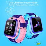 Q12 Smartwatch mit 1,44-Zoll-Farbdisplay für Kinder, nicht wasserdicht, unterstützt LBS-Ortung, Zwei-Wege-Wahl, SOS, Sprachüberwachung und die Setracker-App.
