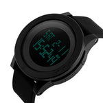 SKMEI 1142 Multifunktionale Herren Outdoor Sport Wasserdichte Digitaluhr mit Nachtleuchtfunktion und Silikonarmband