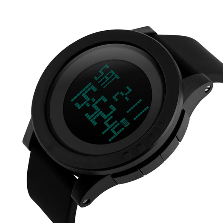 SKMEI 1142 Multifunktionale Herren Outdoor Sport Wasserdichte Digitaluhr mit Nachtleuchtfunktion und Silikonarmband