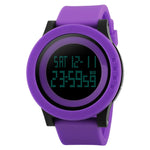 SKMEI 1142 Multifunktionale Herren Outdoor Sport Wasserdichte Digitaluhr mit Nachtleuchtfunktion und Silikonarmband