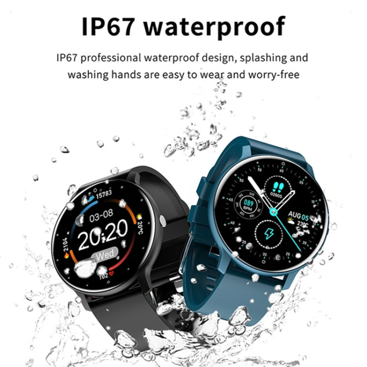 ZL02D 1,28 Zoll IP67 Wasserdichte Smartwatch mit Stahlband Unterstützung der Herzfrequenzüberwachung, Stahlband (Blau), Stahlband (Schwarz), Stahlband (Pink), Stahlband (Gold)