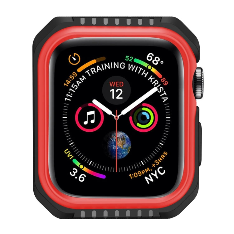 Stoßfeste, zweifarbige Schutzhülle für Smartwatches für Apple Watch Series 3 / 2 / 1 38mm, für Apple Watch Series 3 / 2 / 1 38mm (Schwarz Gelb), für Apple Watch Series 3 / 2 / 1 38mm (Rot Schwarz), für Apple Watch Series 3 / 2 / 1 38mm (Weiß Blau)