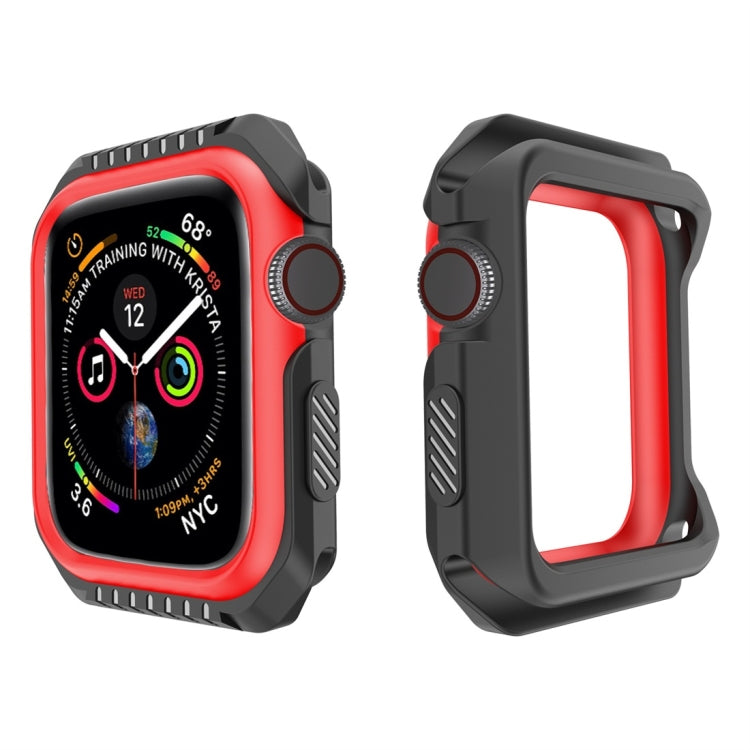 Stoßfeste, zweifarbige Schutzhülle für Smartwatches für Apple Watch Series 3 / 2 / 1 38mm, für Apple Watch Series 3 / 2 / 1 38mm (Schwarz Gelb), für Apple Watch Series 3 / 2 / 1 38mm (Rot Schwarz), für Apple Watch Series 3 / 2 / 1 38mm (Weiß Blau)
