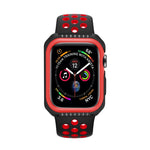 Stoßfeste, zweifarbige Schutzhülle für Smartwatches für Apple Watch Series 3 / 2 / 1 38mm, für Apple Watch Series 3 / 2 / 1 38mm (Schwarz Gelb), für Apple Watch Series 3 / 2 / 1 38mm (Rot Schwarz), für Apple Watch Series 3 / 2 / 1 38mm (Weiß Blau)