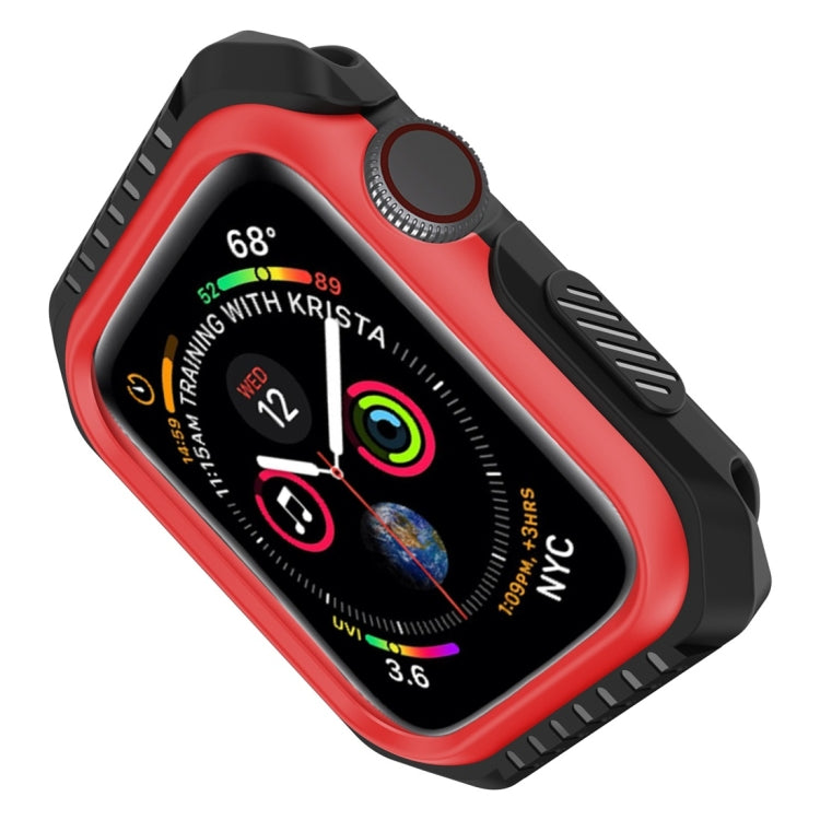 Stoßfeste, zweifarbige Schutzhülle für Smartwatches für Apple Watch Series 3 / 2 / 1 38mm, für Apple Watch Series 3 / 2 / 1 38mm (Schwarz Gelb), für Apple Watch Series 3 / 2 / 1 38mm (Rot Schwarz), für Apple Watch Series 3 / 2 / 1 38mm (Weiß Blau)