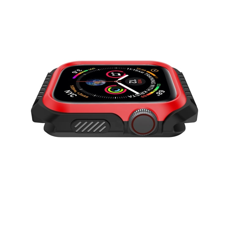 Stoßfeste, zweifarbige Schutzhülle für Smartwatches für Apple Watch Series 3 / 2 / 1 38mm, für Apple Watch Series 3 / 2 / 1 38mm (Schwarz Gelb), für Apple Watch Series 3 / 2 / 1 38mm (Rot Schwarz), für Apple Watch Series 3 / 2 / 1 38mm (Weiß Blau)