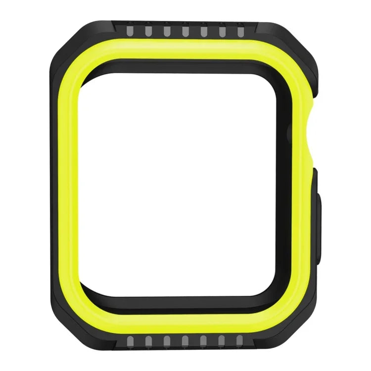 Stoßfeste, zweifarbige Schutzhülle für Smartwatches für Apple Watch Series 3 / 2 / 1 38mm, für Apple Watch Series 3 / 2 / 1 38mm (Schwarz Gelb), für Apple Watch Series 3 / 2 / 1 38mm (Rot Schwarz), für Apple Watch Series 3 / 2 / 1 38mm (Weiß Blau)