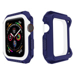 Stoßfeste, zweifarbige Schutzhülle für Smartwatches für Apple Watch Series 3 / 2 / 1 38mm, für Apple Watch Series 3 / 2 / 1 38mm (Schwarz Gelb), für Apple Watch Series 3 / 2 / 1 38mm (Rot Schwarz), für Apple Watch Series 3 / 2 / 1 38mm (Weiß Blau)