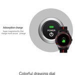N6 Smartwatch mit 1,3-Zoll-TFT-Bildschirm, MTK2502C-Prozessor, Bluetooth 4.0, Silikonarmband, unterstützt Herzfrequenzmessung, Schrittzähler, Schlafüberwachung und Bewegungserinnerung. Erhältlich in Rot und Gelb.