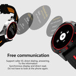 N6 Smartwatch mit 1,3-Zoll-TFT-Bildschirm, MTK2502C-Prozessor, Bluetooth 4.0, Silikonarmband, unterstützt Herzfrequenzmessung, Schrittzähler, Schlafüberwachung und Bewegungserinnerung. Erhältlich in Rot und Gelb.