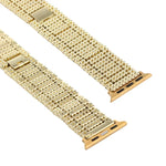 Für Apple Watch Ultra 49mm&Watch Ultra 2 49mm / Series 10 46mm / 9&8&7 45mm / SE 3&SE 2&6&SE&5&4 44mm / 3&2&1 42mm Neun-Perlen-Edelstahlarmband, Für Apple Watch Series 7 45mm / 6 & SE & 5 & 4 44mm / 3 & 2 & 1 42mm