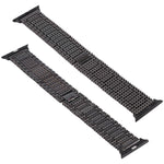 Neun-Perlen-Armband aus Edelstahl für Apple Watch Series 7 (41 mm), 6, SE, 5, 4 (40 mm), 3, 2 und 1 (38 mm)