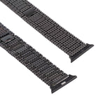 Neun-Perlen-Armband aus Edelstahl für Apple Watch Series 7 (41 mm), 6, SE, 5, 4 (40 mm), 3, 2 und 1 (38 mm)