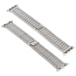 Neun-Perlen-Armband aus Edelstahl für Apple Watch Series 7 (41 mm), 6, SE, 5, 4 (40 mm), 3, 2 und 1 (38 mm)