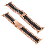 Edelstahl-Armband für Apple Watch Series 10 (42 mm), 9, 8 und 7 (41 mm), SE 3, SE 2, 6, SE, 5 und 4 (40 mm) sowie 3, 2 und 1 (38 mm).