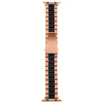 Edelstahl-Armband für Apple Watch Series 10 (42 mm), 9, 8 und 7 (41 mm), SE 3, SE 2, 6, SE, 5 und 4 (40 mm) sowie 3, 2 und 1 (38 mm).