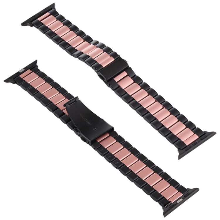 Edelstahl-Armband für Apple Watch Series 10 (42 mm), 9, 8 und 7 (41 mm), SE 3, SE 2, 6, SE, 5 und 4 (40 mm) sowie 3, 2 und 1 (38 mm).