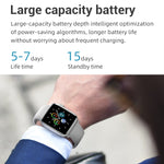 SE02 Bluetooth-Smartwatch für Sport, unterstützt Herzfrequenz-, Blutdruck-, Blutsauerstoffmessung, Schlafüberwachung und Bewegungserinnerung