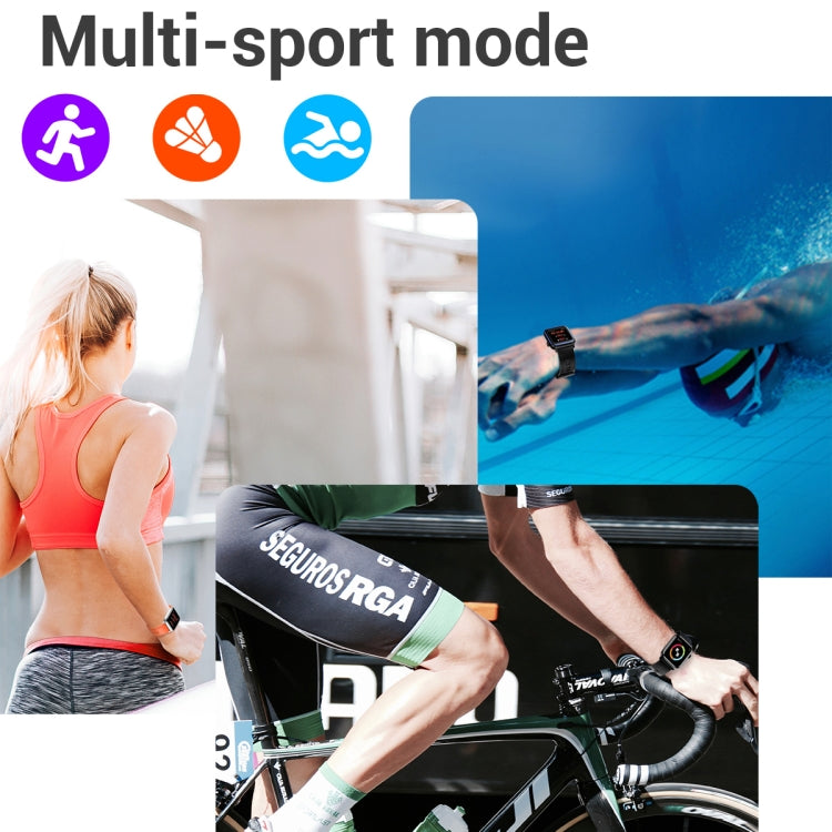 SE02 Bluetooth-Smartwatch für Sport, unterstützt Herzfrequenz-, Blutdruck-, Blutsauerstoffmessung, Schlafüberwachung und Bewegungserinnerung