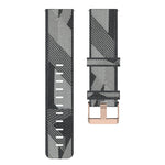22 mm breites, gestreiftes Nylon-Armband für Huawei GT / GT2 46 mm, Honor Magic Watch 2 46 mm / Magic