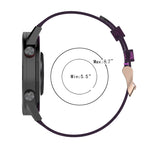 22 mm breites, gestreiftes Nylon-Armband für Huawei GT / GT2 46 mm, Honor Magic Watch 2 46 mm / Magic