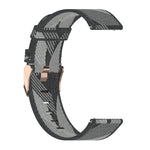 22 mm breites, gestreiftes Nylon-Armband für Galaxy Watch 46 mm / Gear S3