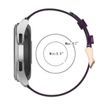 22 mm breites, gestreiftes Nylon-Armband für Galaxy Watch 46 mm / Gear S3