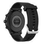 22mm Texture Silicone Wrist Strap Watch Band for Fossil Gen 5 Carlyle, Gen 5 Julianna, Gen 5 Garrett, Gen 5 Carlyle HR