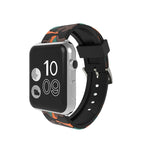 Für Apple Watch Series 3, 2 und 1 (38 mm): Modisches Silikonarmband mit Camouflage-Muster, 38 mm