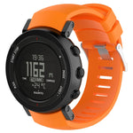 Silicone  Watch Band for SUUNTO Core ALU Black
