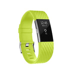 Verstellbares Sportarmband mit Diamantmuster für FITBIT Charge 2, Größe: S, 10,5 x 8,5 cm