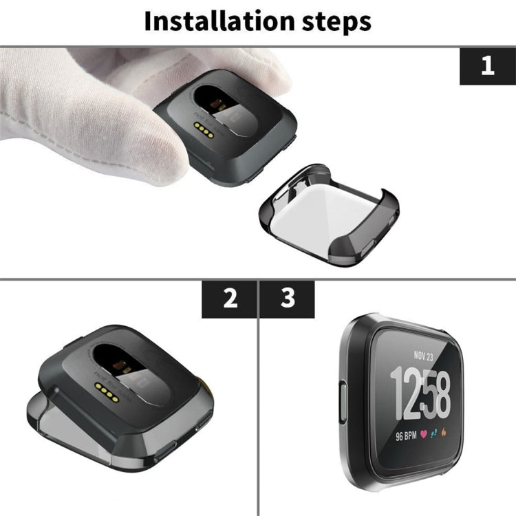 Weiche TPU-Schutzhülle für Smartwatches der Fitbit Versa